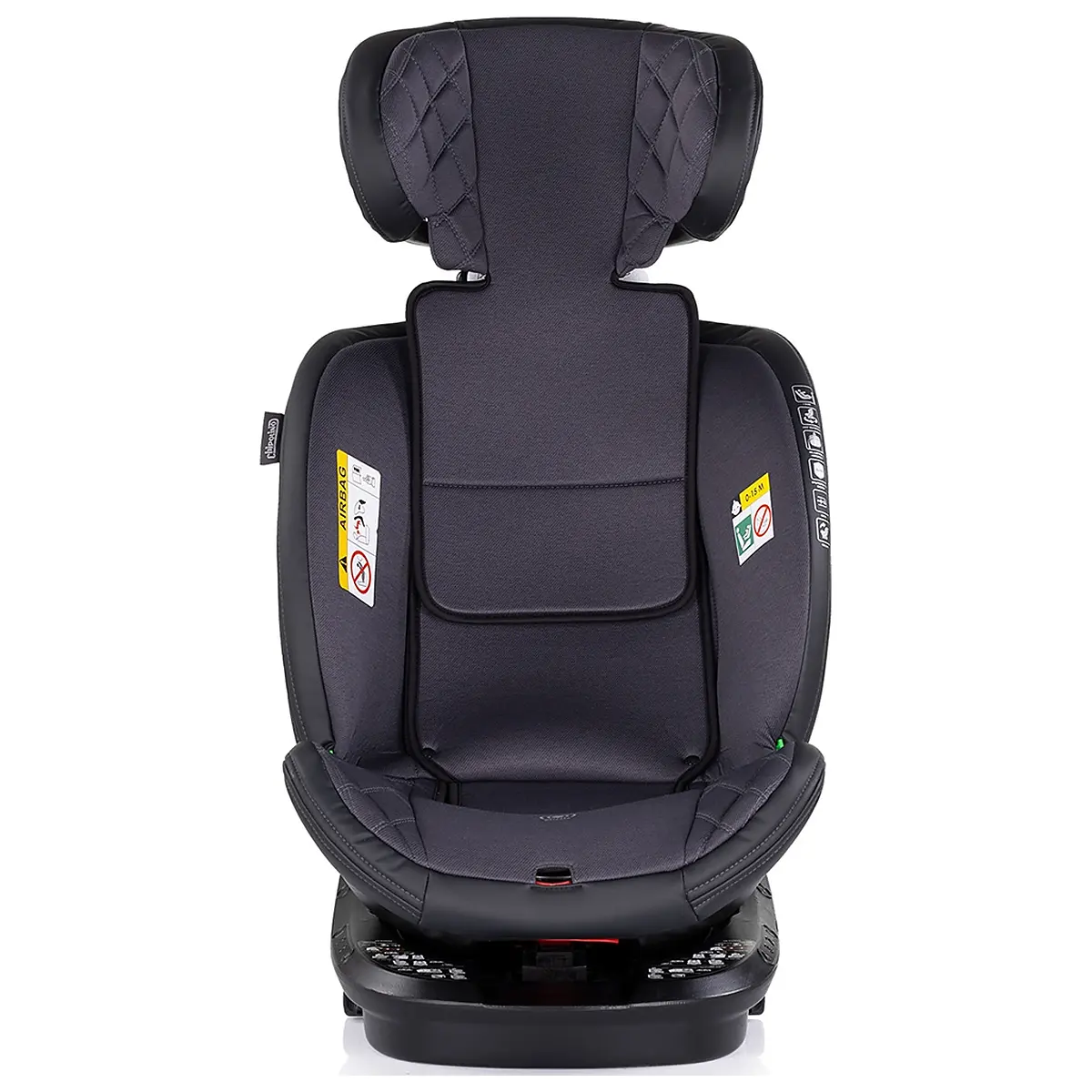 Scaun auto Chipolino Hypnotic I-Size 40-150 cm cu sistem Isofix si sezut rotativ anthracite 12 ani [2]