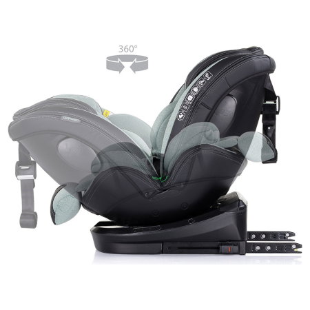 Scaun auto Chipolino Hypnotic I-Size 40-150 cm cu sistem Isofix si sezut rotativ basil 12 ani [6]