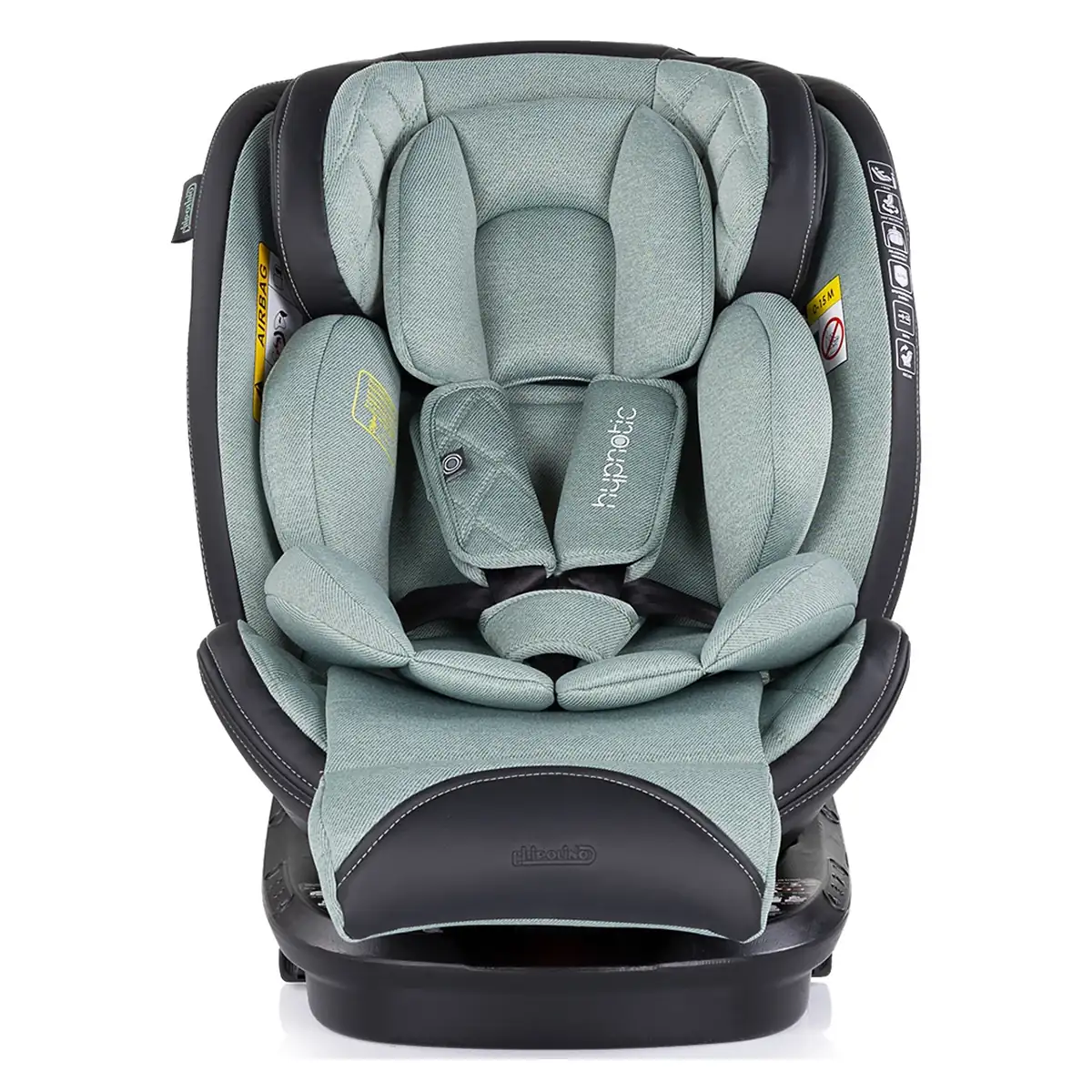 Scaun auto Chipolino Hypnotic I-Size 40-150 cm cu sistem Isofix si sezut rotativ basil 12 ani [1]