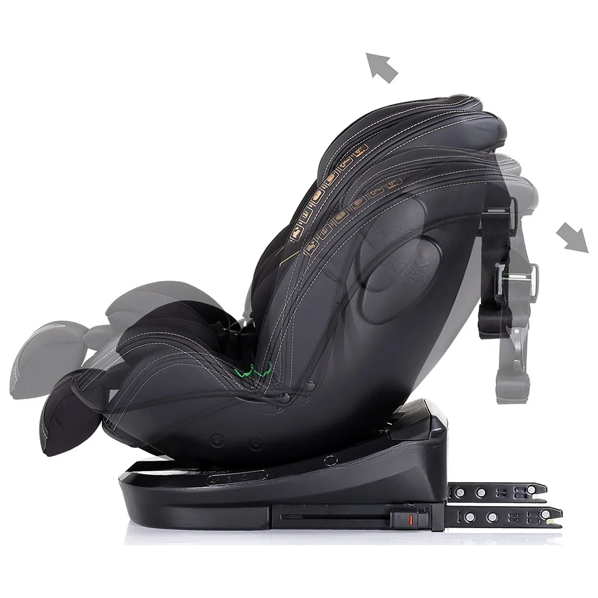 Scaun auto Chipolino Hypnotic I-Size 40-150 cm cu sistem Isofix si sezut rotativ blackberry 12 ani [4]