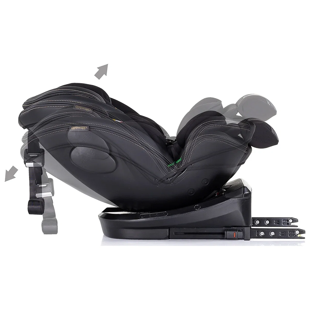 Scaun auto Chipolino Hypnotic I-Size 40-150 cm cu sistem Isofix si sezut rotativ blackberry 12 ani [8]