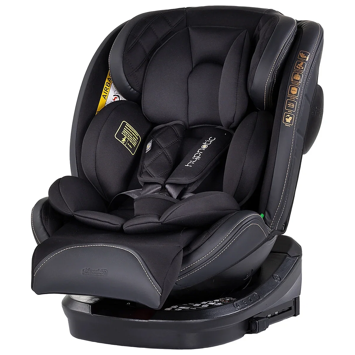 Scaune auto grupa 40-150 cm (0-36 kg) - Scaun auto Chipolino Hypnotic I-Size 40-150 cm cu sistem Isofix si sezut rotativ blackberry 12 ani