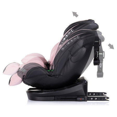 Scaun auto Chipolino Hypnotic I-Size 40-150 cm cu sistem Isofix si sezut rotativ pink marshmallow 12 ani [4]