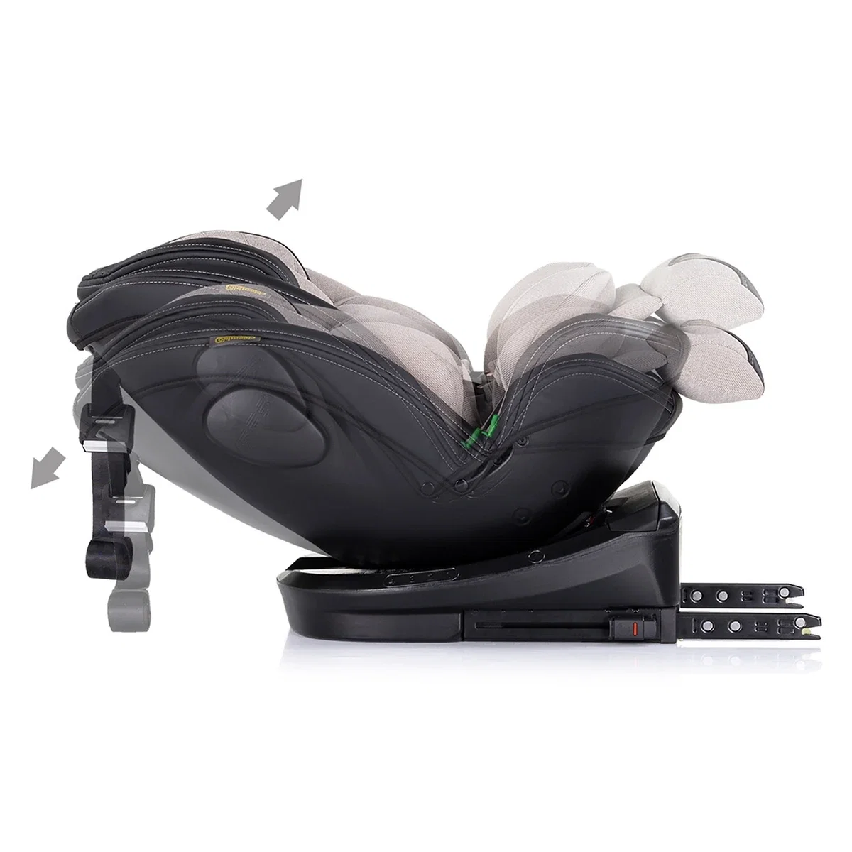 Scaun auto Chipolino Hypnotic I-Size 40-150 cm cu sistem Isofix si sezut rotativ tiramisu 12 ani [8]