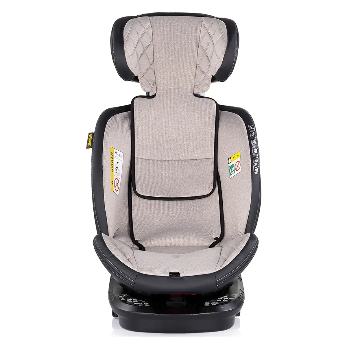 Scaun auto Chipolino Hypnotic I-Size 40-150 cm cu sistem Isofix si sezut rotativ tiramisu 12 ani [2]