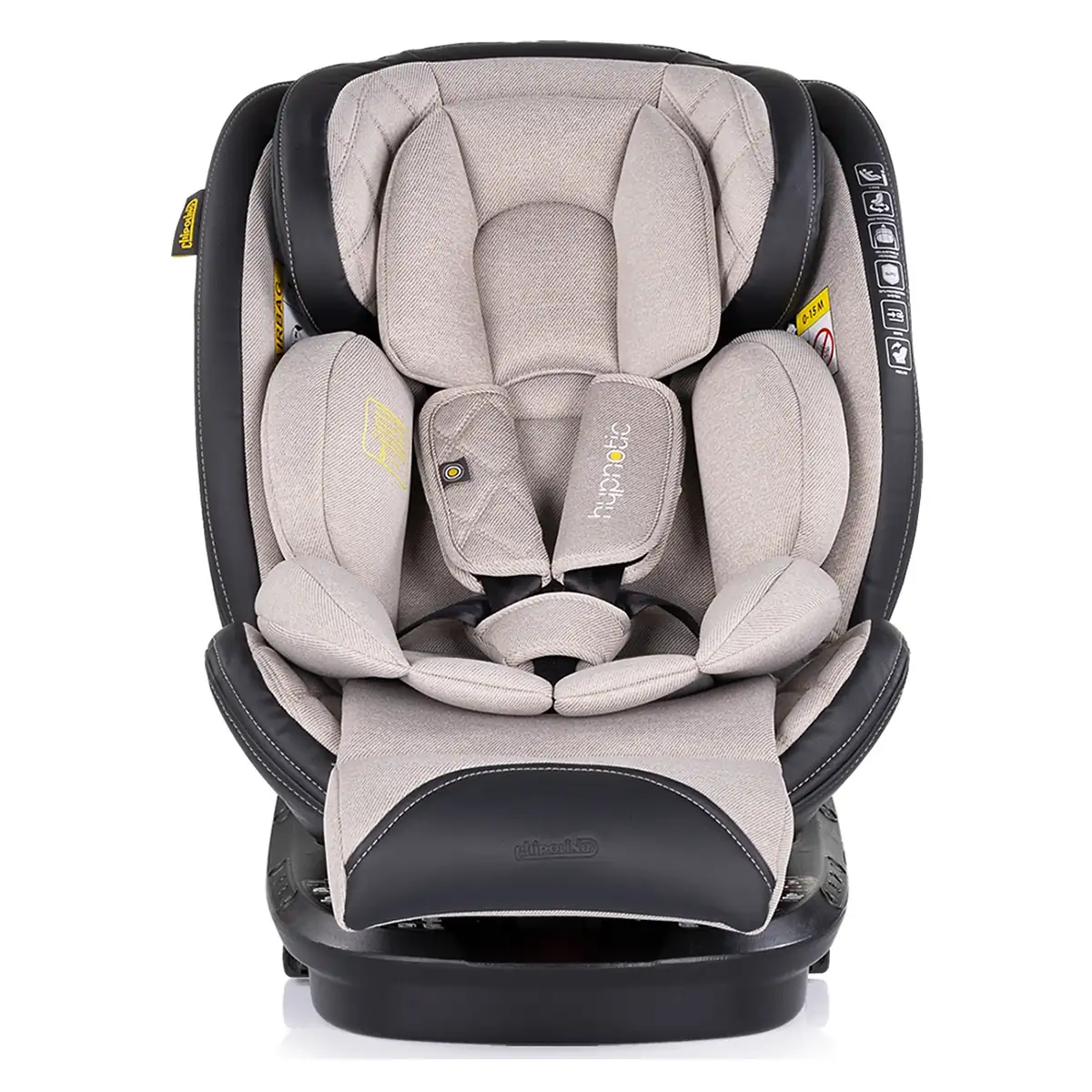 Scaun auto Chipolino Hypnotic I-Size 40-150 cm cu sistem Isofix si sezut rotativ tiramisu 12 ani [1]