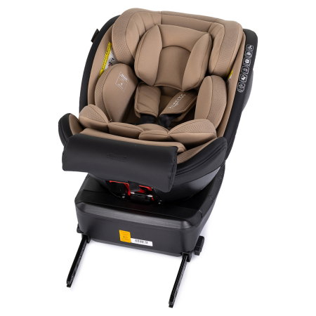 Scaun auto Chipolino Hypnotic Plus I-Size, 40-150 cm, cu sistem Isofix si sezut rotativ, Latte [10]