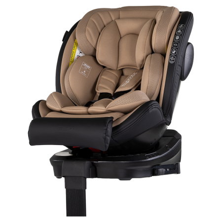Scaune auto - Scaun auto Chipolino Hypnotic Plus I-Size, 40-150 cm, cu sistem Isofix si sezut rotativ, Latte