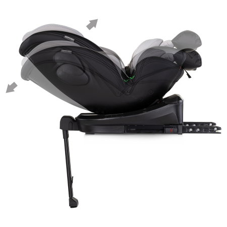 Scaun auto Chipolino Hypnotic Plus I-Size, 40-150 cm, cu sistem Isofix si sezut rotativ, Platinum [8]