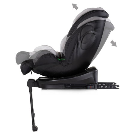 Scaun auto Chipolino Hypnotic Plus I-Size, 40-150 cm, cu sistem Isofix si sezut rotativ, Platinum [4]