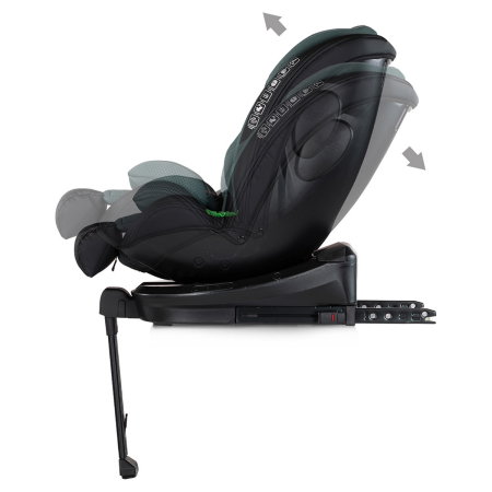 Scaun auto Chipolino Hypnotic Plus I-Size, 40-150 cm, cu sistem Isofix si sezut rotativ, Verde [4]