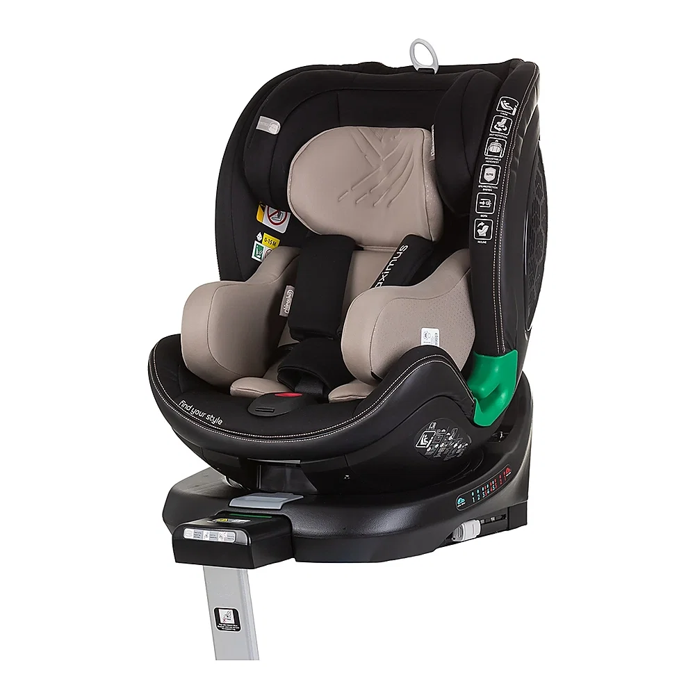 Scaune auto grupa 40-150 cm (0-36 kg) - Scaun auto Chipolino Maximus I-Size 40-150 cm, sistem Isofix, Macadamia 12 ani
