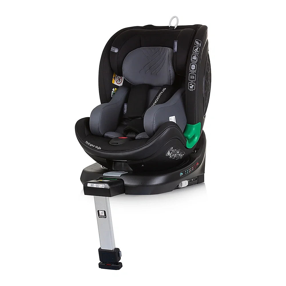 Scaun auto Chipolino Maximus I-Size 40-150 cm, sistem Isofix, Obsidian 12 ani [1]