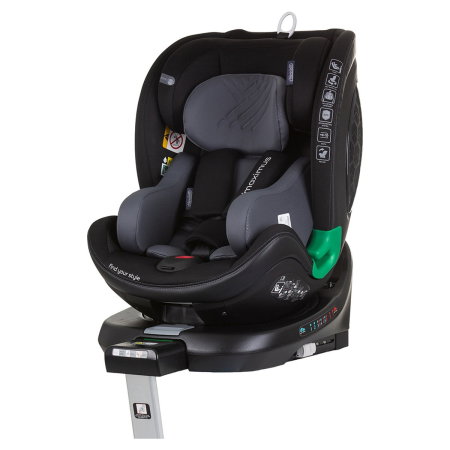 Scaune auto - Scaun auto Chipolino Maximus I-Size 40-150 cm, sistem Isofix, Obsidian 12 ani