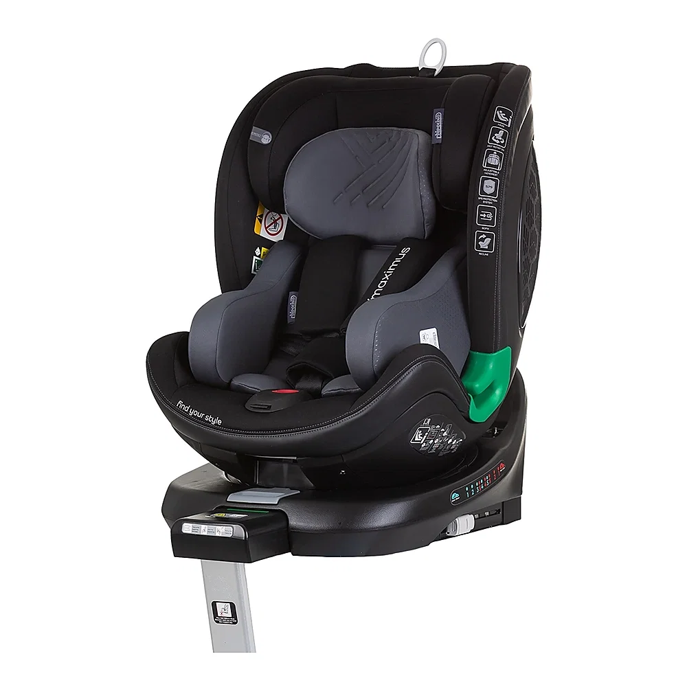 Scaune auto - Scaun auto Chipolino Maximus I-Size 40-150 cm, sistem Isofix, Obsidian 12 ani