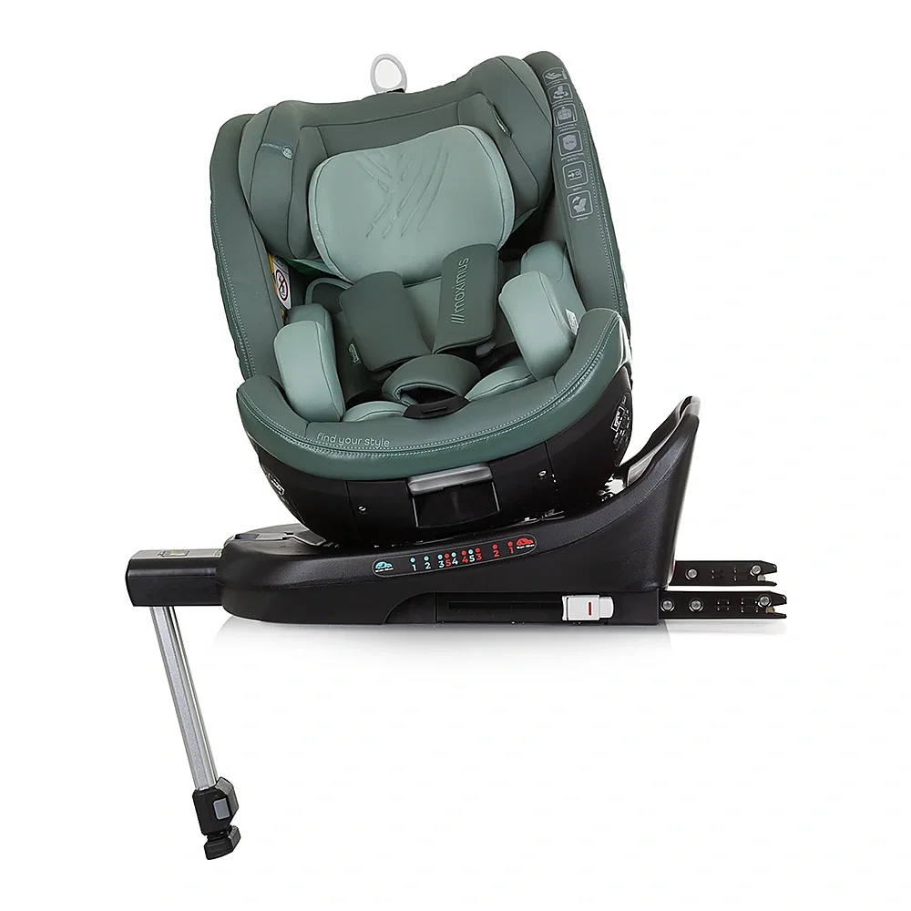 Scaun auto Chipolino Maximus I-Size 40-150 cm, sistem Isofix, Pastel green 12 ani [5]