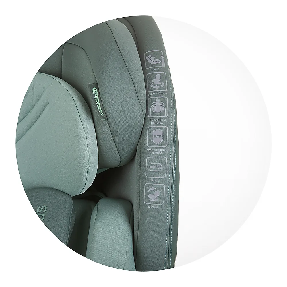 Scaun auto Chipolino Maximus I-Size 40-150 cm, sistem Isofix, Pastel green 12 ani [11]
