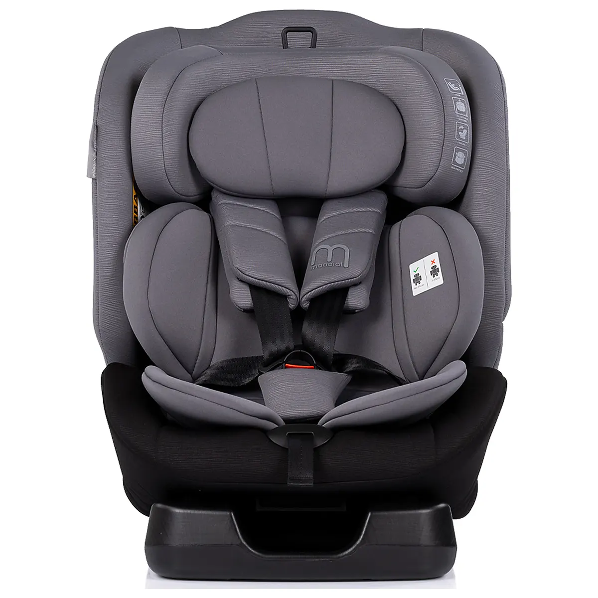 Scaun auto Chipolino Mondial I-Size 40-150 cm, Charcoal 12 ani [1]