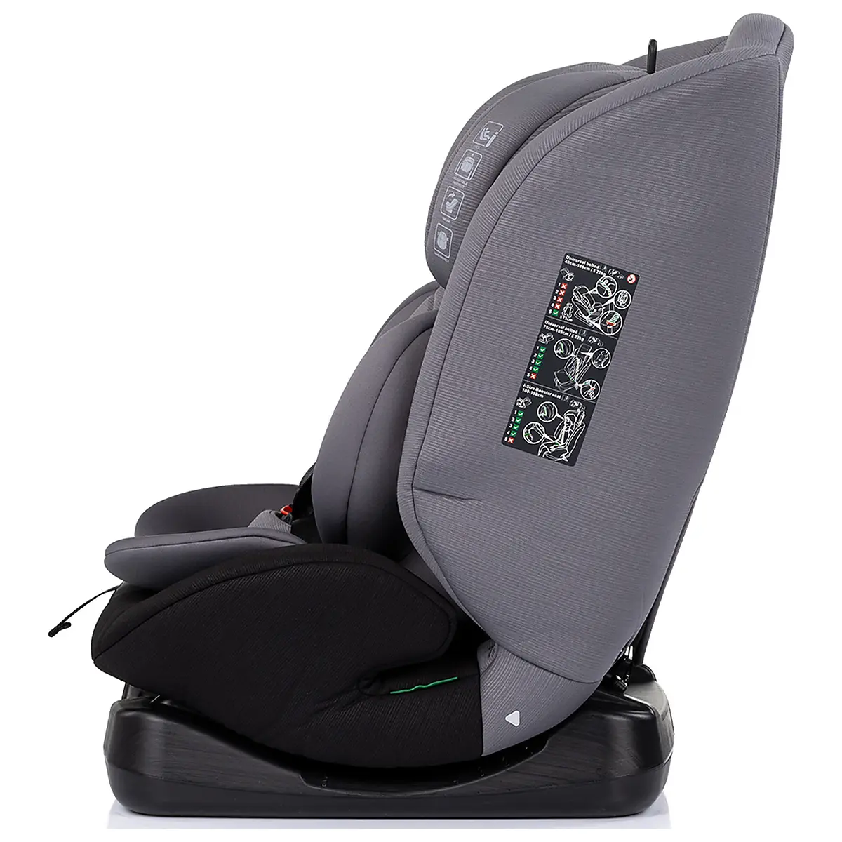 Scaun auto Chipolino Mondial I-Size 40-150 cm, Charcoal 12 ani [3]