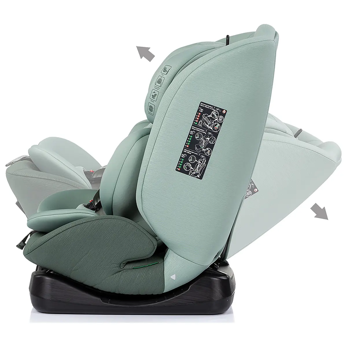 Scaun auto Chipolino Mondial I-Size 40-150 cm, Matcha 12 ani [4]