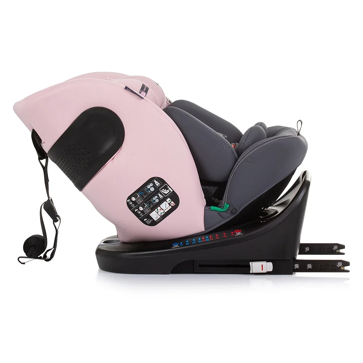 Scaun auto Chipolino Motion I-Size 40-150 cm flamingo cu sistem Isofix 12 ani [8]