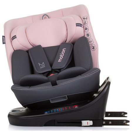 Scaun auto Chipolino Motion I-Size 40-150 cm flamingo cu sistem Isofix 12 ani [5]