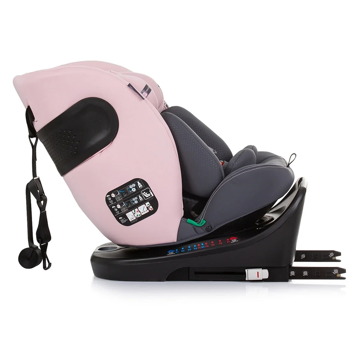 Scaun auto Chipolino Motion I-Size 40-150 cm flamingo cu sistem Isofix 12 ani [7]