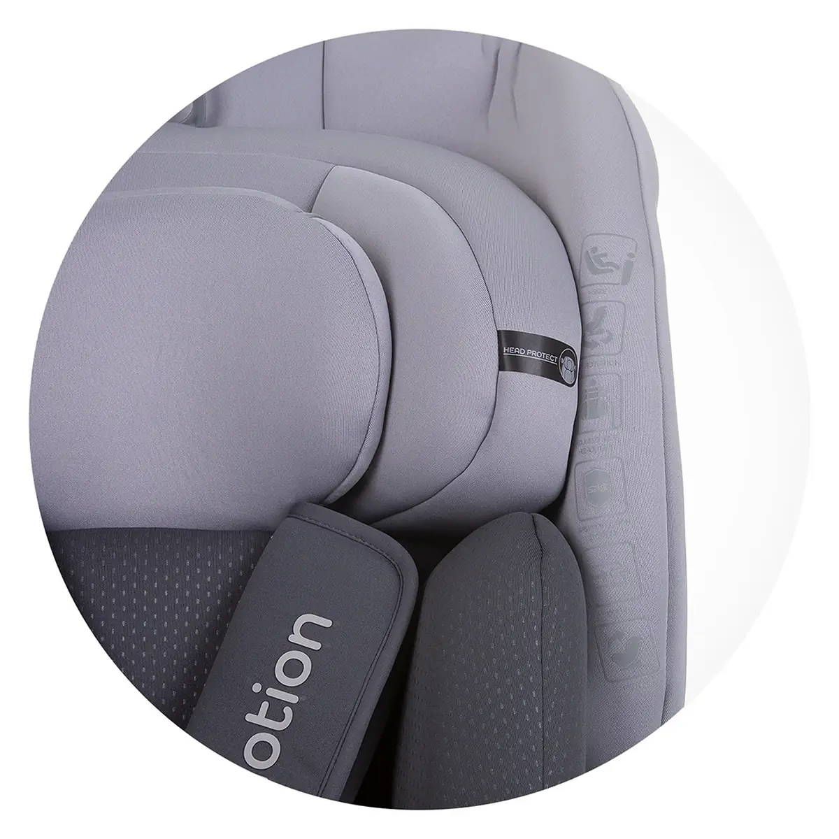 Scaun auto Chipolino Motion I-Size 40-150 cm granite cu sistem Isofix 12 ani [12]