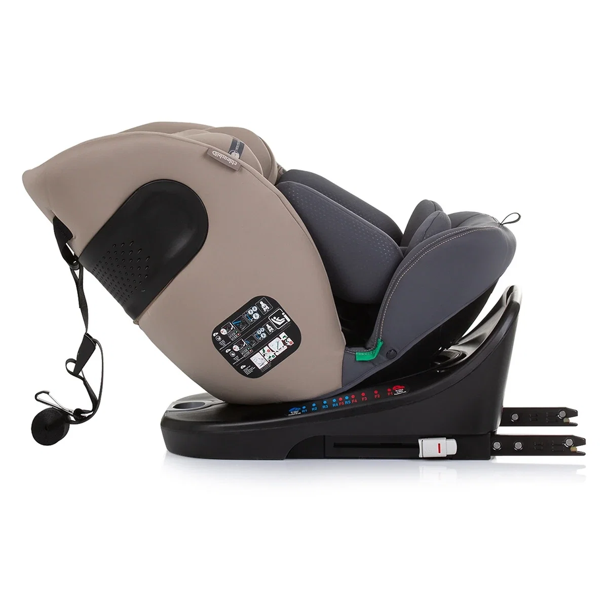 Scaun auto Chipolino Motion I-Size 40-150 cm macadamia cu sistem Isofix 12 ani [8]