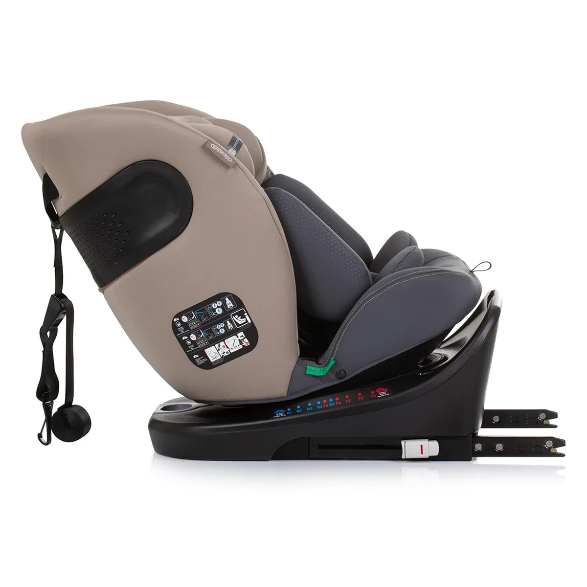 Scaun auto Chipolino Motion I-Size 40-150 cm macadamia cu sistem Isofix 12 ani [7]