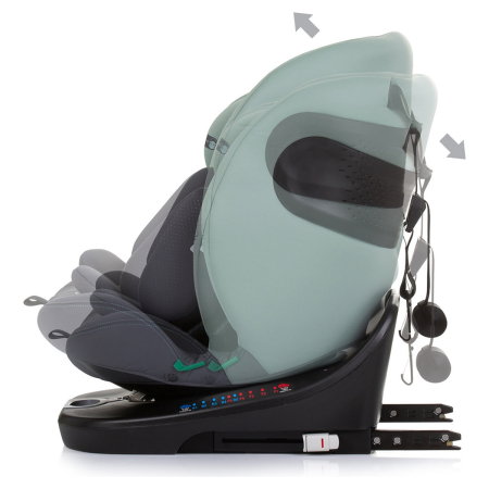 Scaun auto Chipolino Motion I-Size 40-150 cm pastel green cu sistem Isofix 12 ani [4]