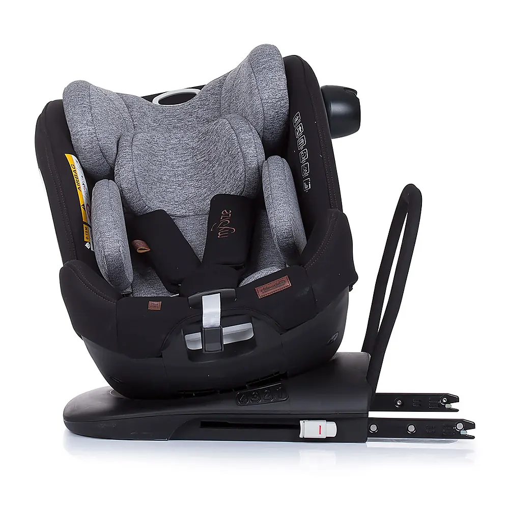 Scaun auto Chipolino My Size 0-36 kg I-Size 40-150 cm platinum cu sistem Isofix [5]