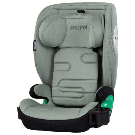 Scaune auto grupa 100-150 cm (15-36 kg) - Scaun auto Chipolino Patrol I-Size 100-150 cm cu sistem Isofix, Matcha 12 ani