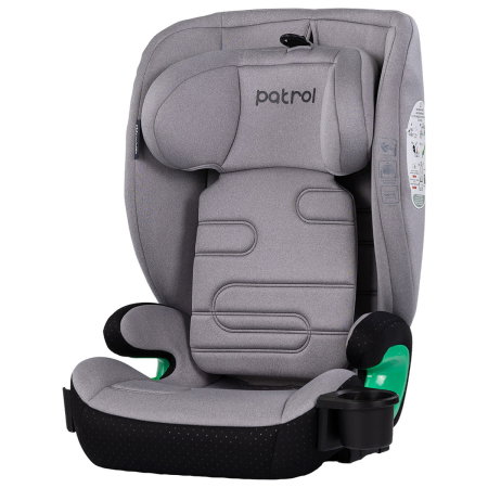 Scaune auto grupa 100-150 cm (15-36 kg) - Scaun auto Chipolino Patrol I-Size 100-150 cm cu sistem Isofix, Platinum 12 ani