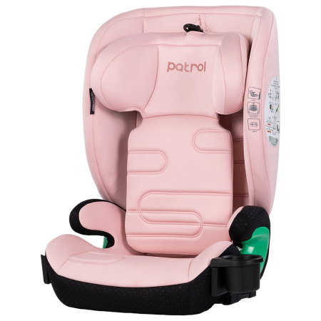 Scaune auto grupa 100-150 cm (15-36 kg) - Scaun auto Chipolino Patrol I-Size 100-150 cm cu sistem Isofix, Powder pink 12 ani