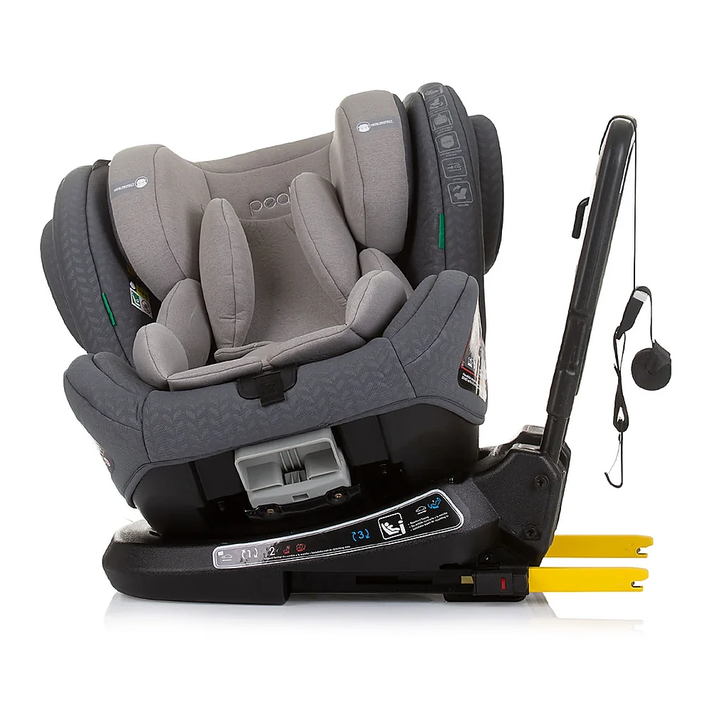 Scaun auto Chipolino Peak I-Size 40-150 cm, sistem Isofix, Granite 12 ani [4]
