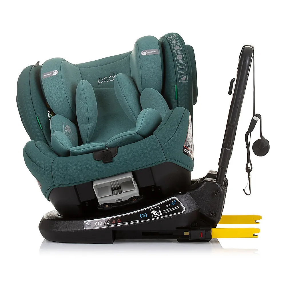 Scaun auto Chipolino Peak I-Size 40-150 cm, sistem Isofix, Pastel green 12 ani [4]