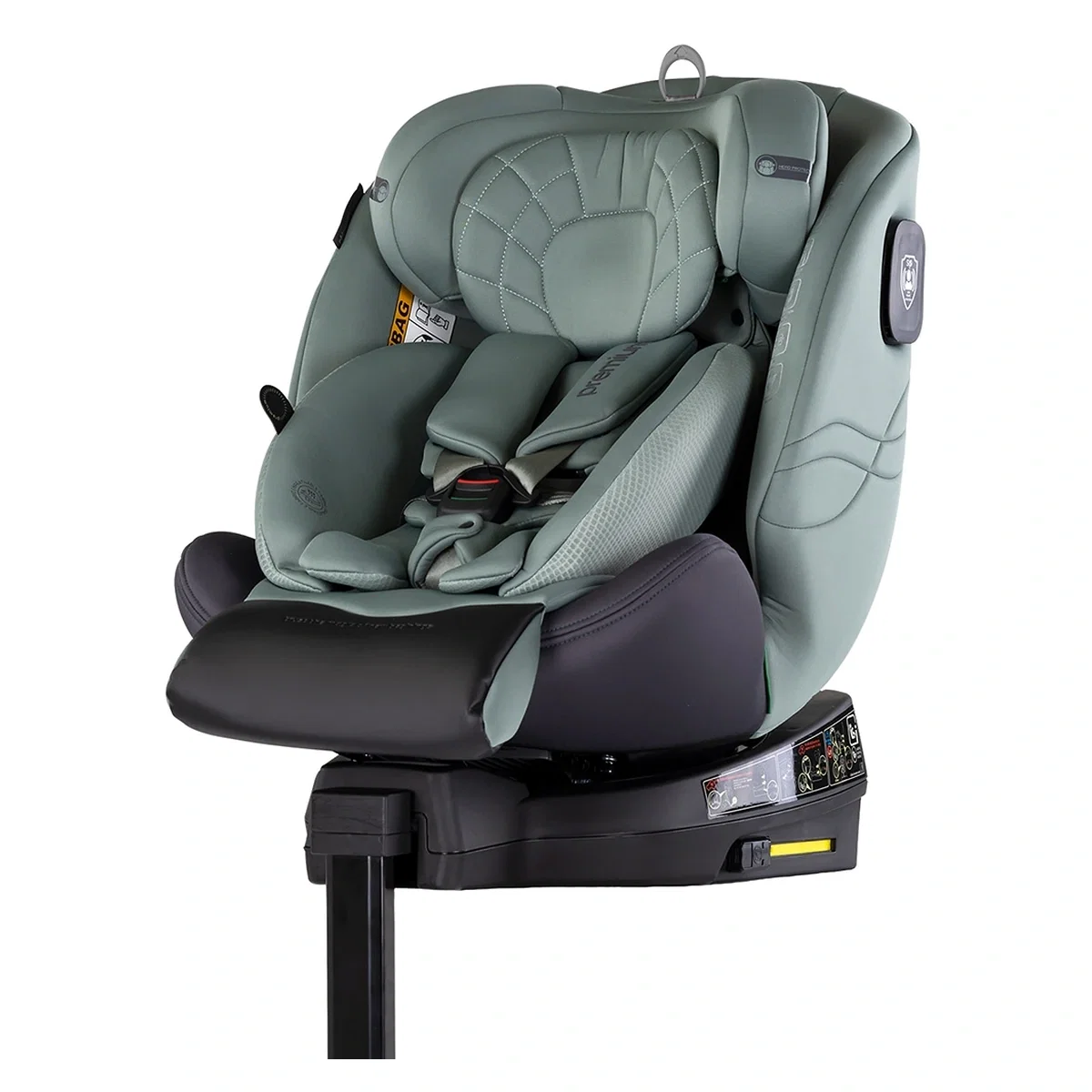 Scaune auto - Scaun auto Chipolino Premium I-Size 40-150 cm cu sistem Isofix, Basil 12 ani