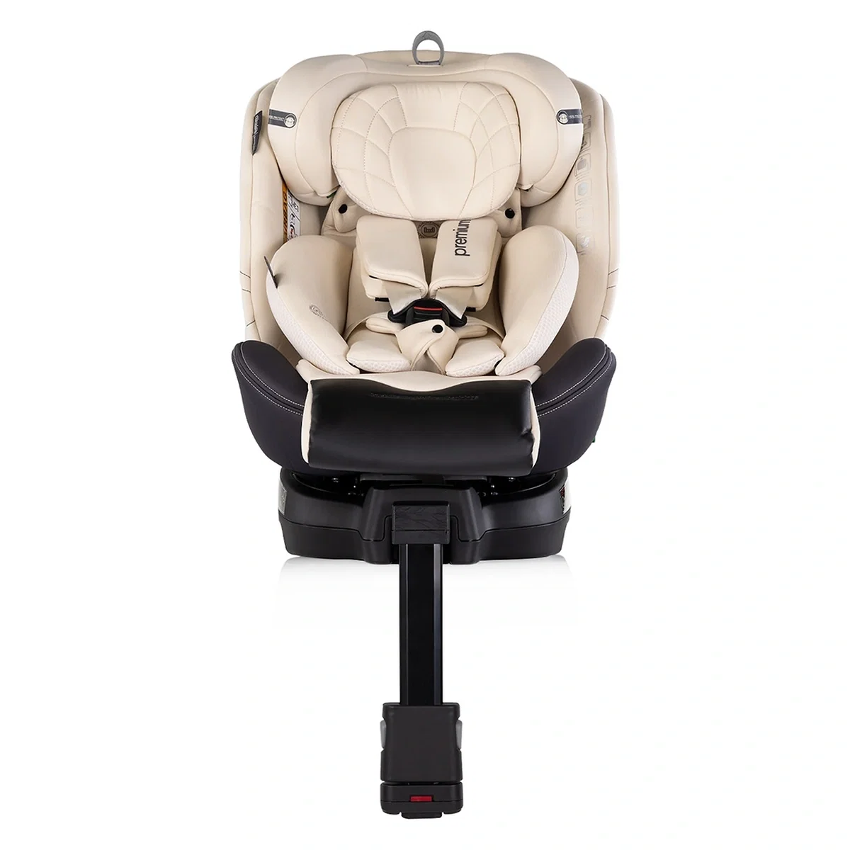 Scaun auto Chipolino Premium I-Size 40-150 cm cu sistem Isofix, Biscotta - Bej 12 ani [2]