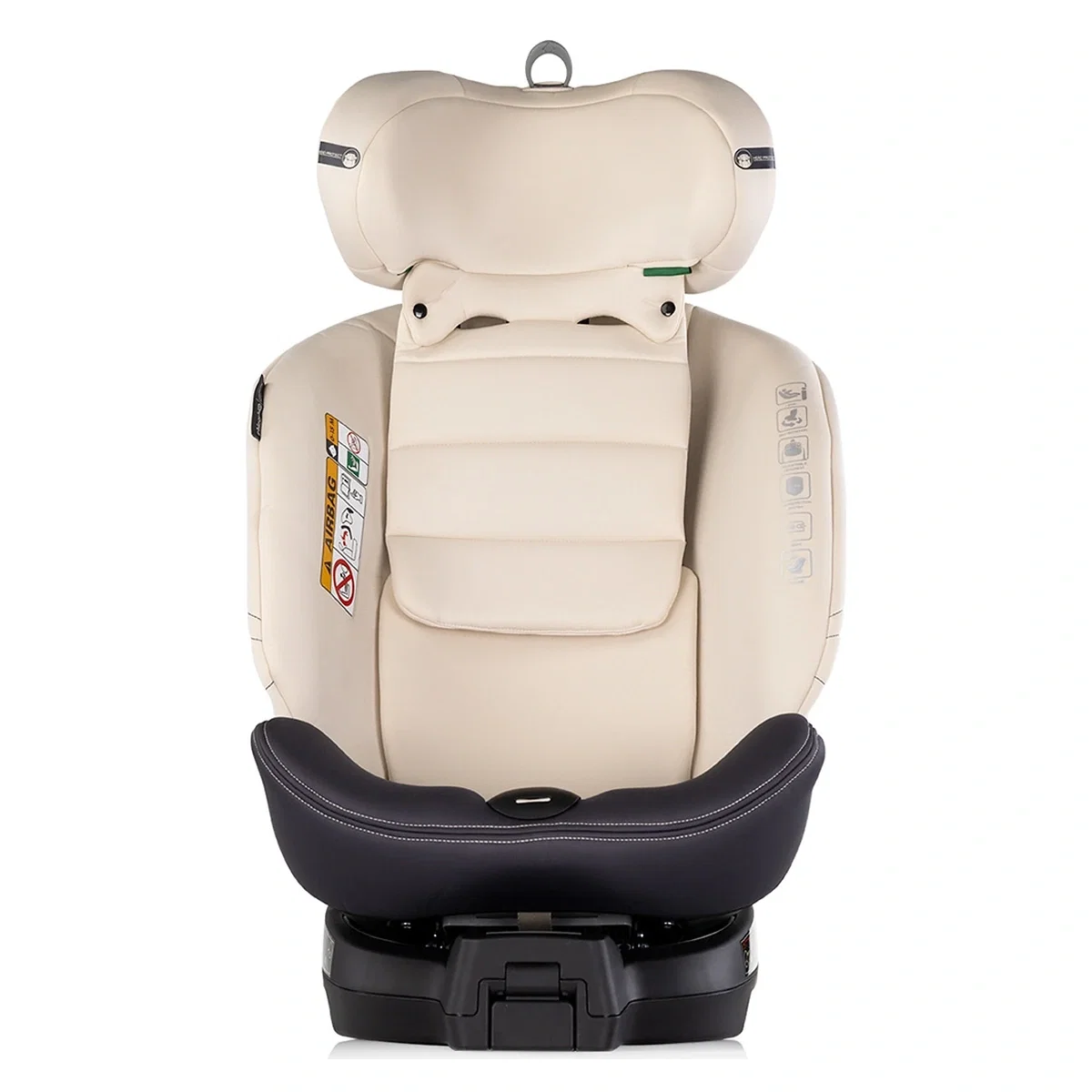 Scaun auto Chipolino Premium I-Size 40-150 cm cu sistem Isofix, Biscotta - Bej 12 ani [8]