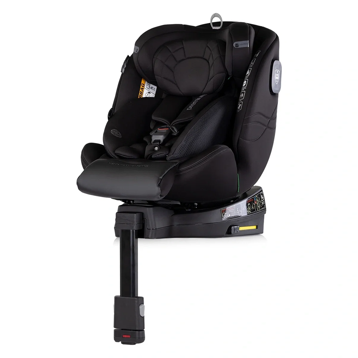 Scaun auto Chipolino Premium I-Size 40-150 cm cu sistem Isofix, Blackberry - Negru 12 ani [1]