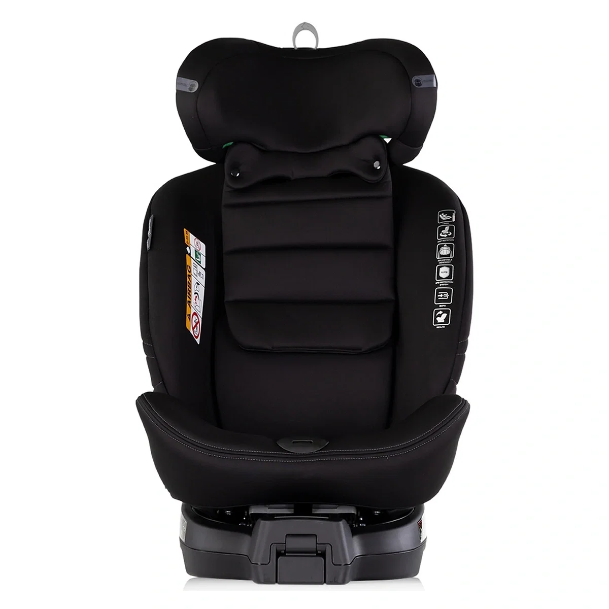 Scaun auto Chipolino Premium I-Size 40-150 cm cu sistem Isofix, Blackberry - Negru 12 ani [8]