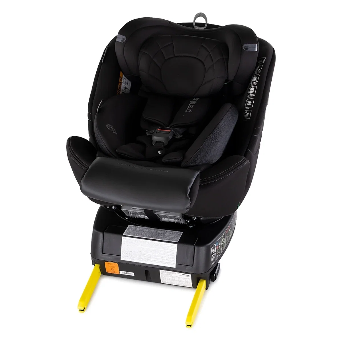 Scaun auto Chipolino Premium I-Size 40-150 cm cu sistem Isofix, Blackberry - Negru 12 ani [9]