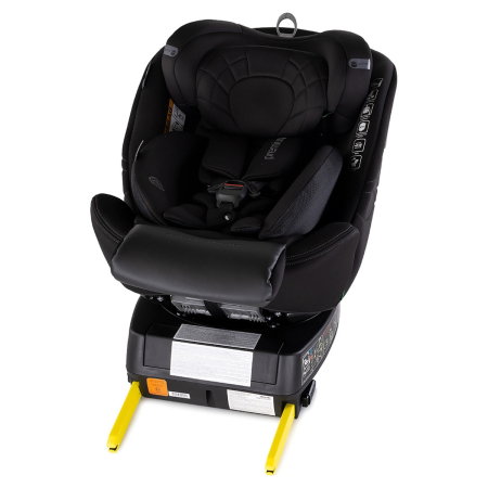Scaun auto Chipolino Premium I-Size 40-150 cm cu sistem Isofix, Blackberry - Negru 12 ani [9]
