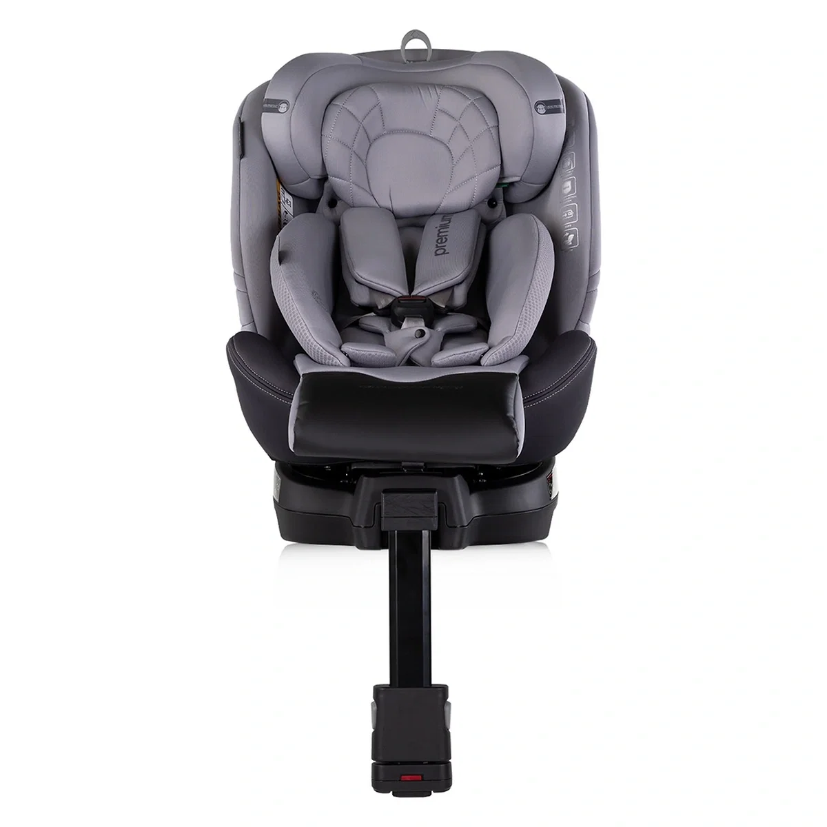 Scaun auto Chipolino Premium I-Size 40-150 cm cu sistem Isofix, Cloud - Gri 12 ani [2]
