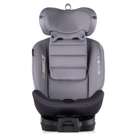 Scaun auto Chipolino Premium I-Size 40-150 cm cu sistem Isofix, Cloud - Gri 12 ani [8]