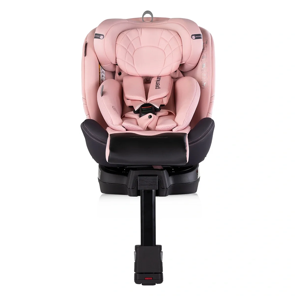 Scaun auto Chipolino Premium I-Size 40-150 cm cu sistem Isofix, Pink marshmallow - Roz 12 ani [2]