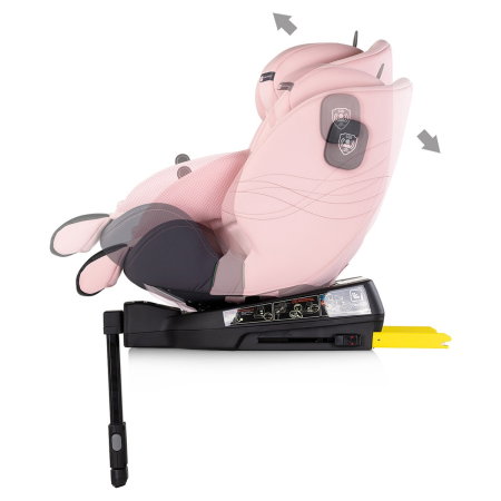 Scaun auto Chipolino Premium I-Size 40-150 cm cu sistem Isofix, Pink marshmallow - Roz 12 ani [4]