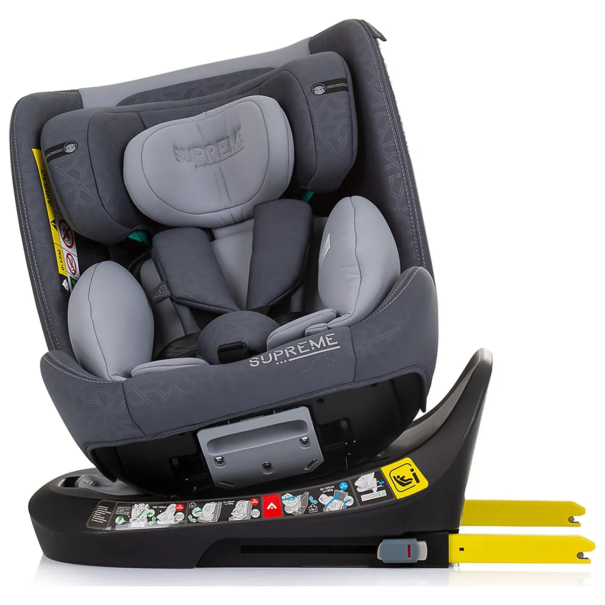 Scaun auto Chipolino Supreme I-Size 40-150 cm cu sistem Isofix granite 12 ani [5]