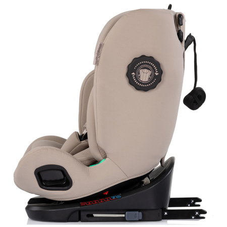 Scaun auto Chipolino Techno iGrow I-Size 40-150 cm, cu sistem Isofix si sezut rotativ, Latte [4]